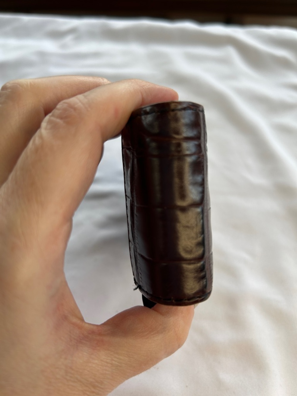 Vintage Brighton Leather Croc Embossed Cell Phone Case - Picture 3 of 9